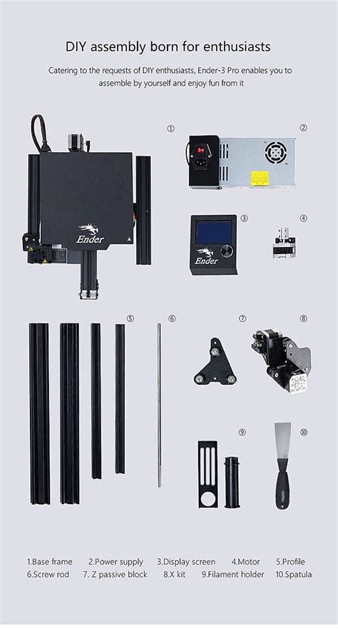 Creality Ender Pro D Printer Magnetic Hot Bed X X Mm Resume Print Mm S Crazy Sales