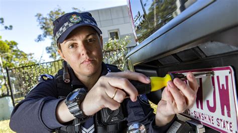 Logan Police Use Screw To Stop Car Number Plate Thefts The Courier Mail