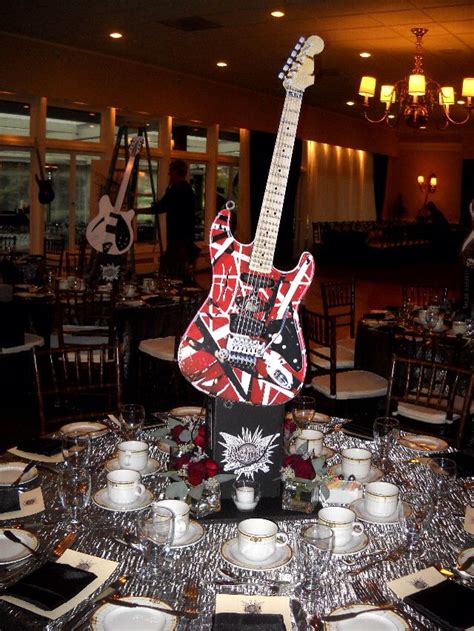 Rock And Roll Centerpiece Ideas