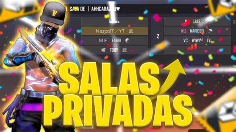 Directo Free Fire En Vivo Pvp Salas Vs Salas Privadas