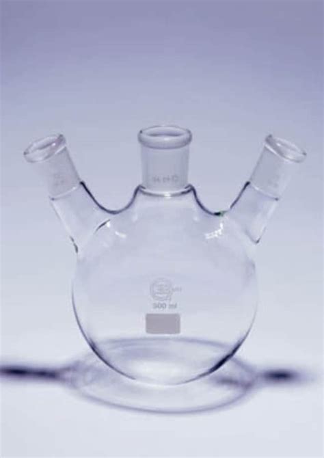 Quickfit Three Neck Round Bottom Glass Flask Flasks Dishes Plates