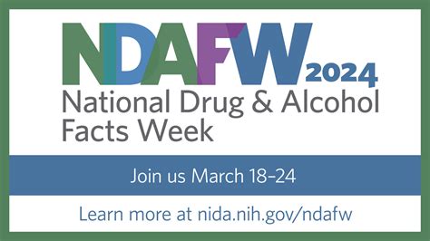 National Drug And Alcohol Facts Week 2023 Hold And Promote Your Event