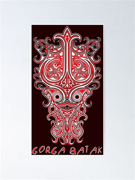 "Batak Gorga Pattern Art" Poster for Sale by BagandingTua | Redbubble