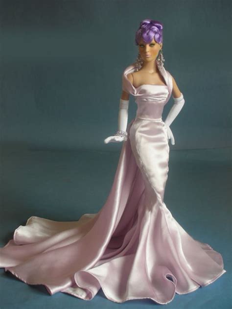 Lavender Hair Style Barbie Gowns Barbie Wedding Dress Barbie Bride