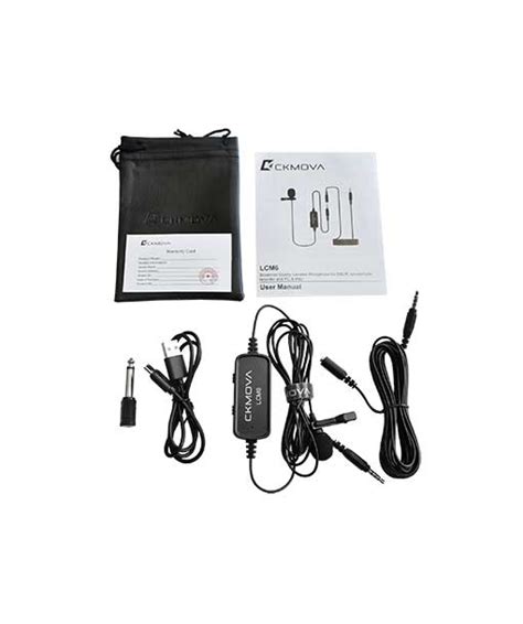 Ckmova Lcm Omnidirectional Lavalier Microphone With Mm Trrs