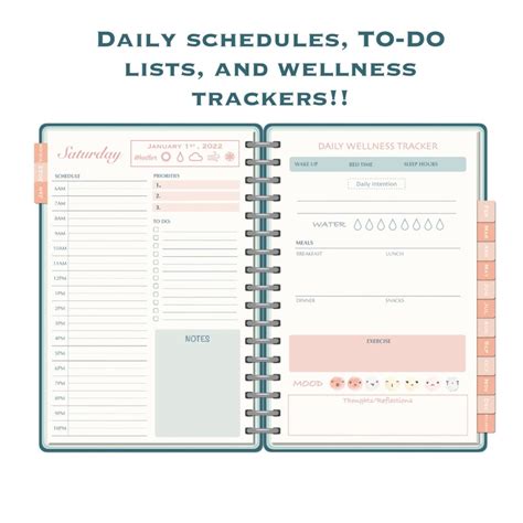 Perfect 2022 Digital Planner For Wellness Goodnotes Planner Notability Planner Digital Journal