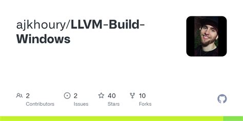 GitHub - ajkhoury/LLVM-Build-Windows