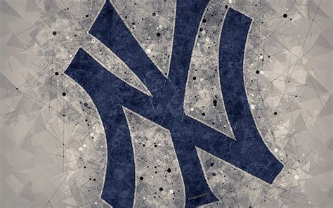 Arte de los yankees de nueva york logo club de béisbol americano