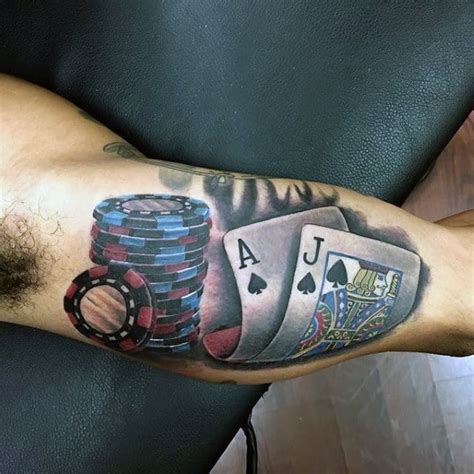 Playing Card Tattoos For Men Inspiration Guide