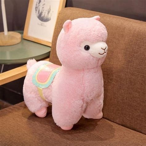 Jumbo Pink Alpaca Llama Plush Toy 50cm 195 Inches Etsy