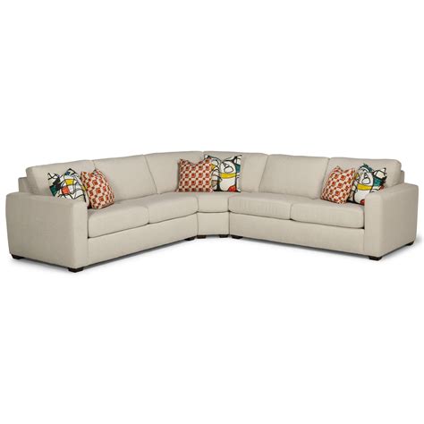 Flexsteel Collins Casual 3-Piece Sectional | A1 Furniture & Mattress | Sectional Sofas