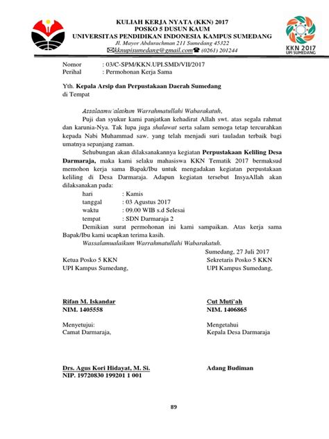 Surat Permohonan Kunjungan Industri Homecare24