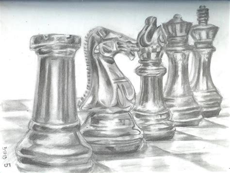 Chess Sketch By Morganellie On Deviantart