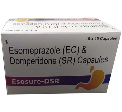 Esomeprazole Ec Domperidone Sr Capsules At Rs Box Esomeprazole