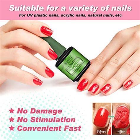 Magic Nail Polish Remover 2 Pack Soak Off Gel Nail Polish In 3 5