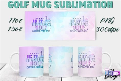Golf Mug Sublimation Coffee 11 Oz 15 Graphic By The T Store Design