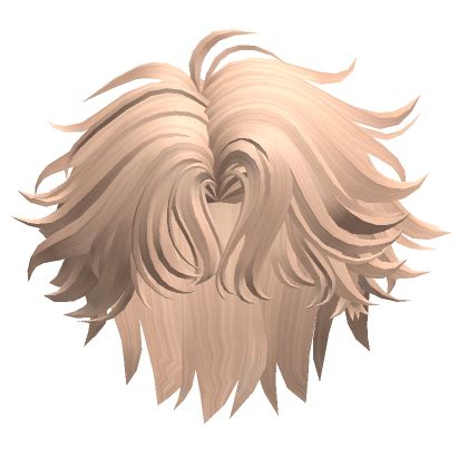 Wavy Middle Part Hair Blonde Roblox