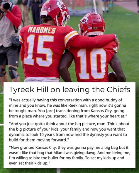 Chiefs Kingdom Memes CKM On Twitter Tyreek Hill Spoke On Leaving