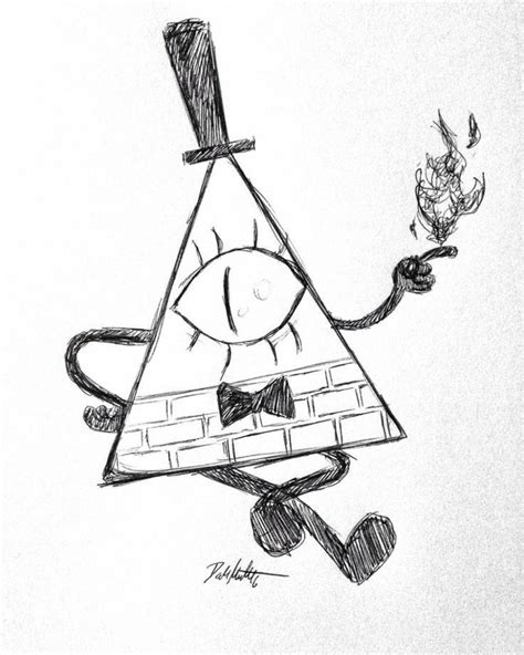 A Drawing Of A Triangle With A Person Holding A Flower In It S Hand