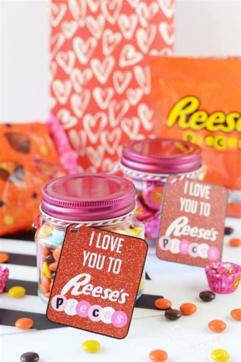 Reeses Pieces Valentines Free Printable Valentine Tags