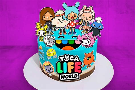 Toca Life Edible Cake Toppers Precut On Wafer Paper Sugar Etsy Uk