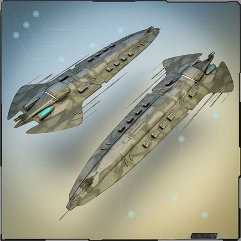 Heavy Battle Cruiser Big Gunship By Pinarci Spaceship Art Starship