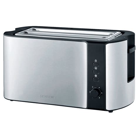 Severin Automatik Toaster 2590 Edelstahl Schwarz Bei REWE Online Bestellen