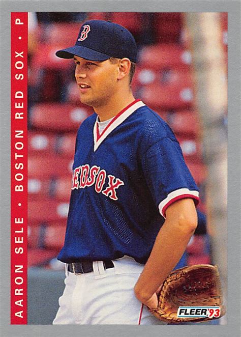 Aaron Sele 1993 Fleer Final Edition F 178 Boston Red Sox Baseball Card