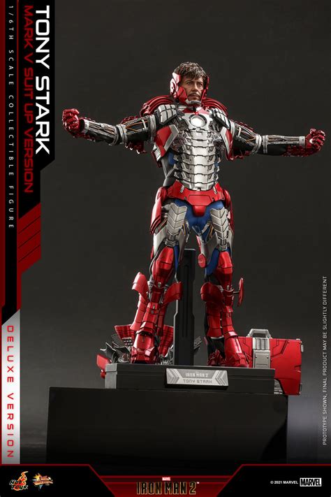 Iron Man 2 Tony Stark Mark V Suit Up Figure By Hot Toys The Toyark News