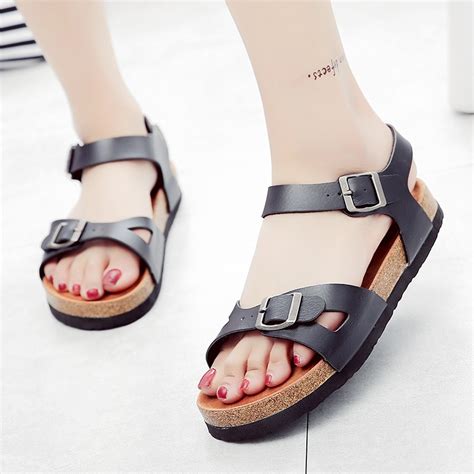 Sandalias Tipo Birkenstock Modelo Gladiador Corcho Cómodas 600 00