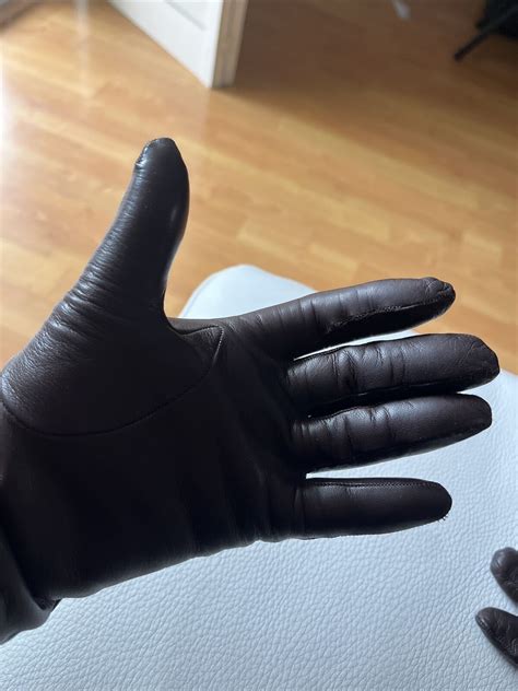 Italian Soft Butter Brown Leather Gloves Cashmere Ita Gem