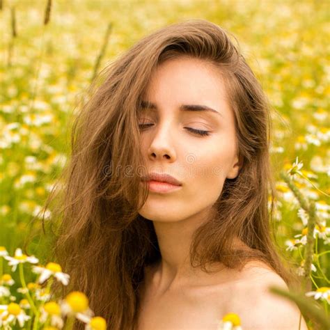 Nude Woman In A Field Stock Image Image Of Nude Woman 41977777