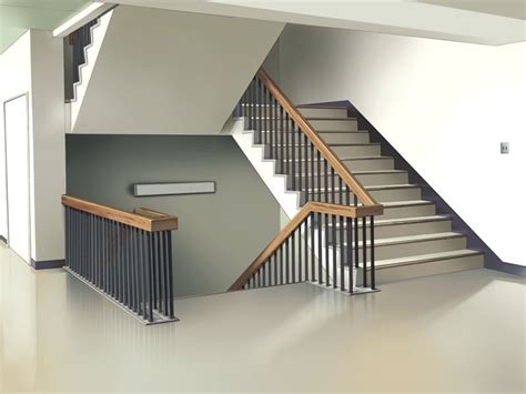 Living Room Anime Background Stairs Perfect Image Resource Duwikw