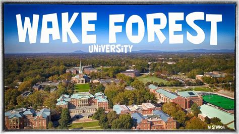 Wake Forest University North Carolina Dji Mavic Pro Footage Youtube