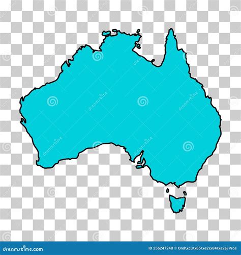 Queensland Blank Detailed Outline Map Set Vector Illustration