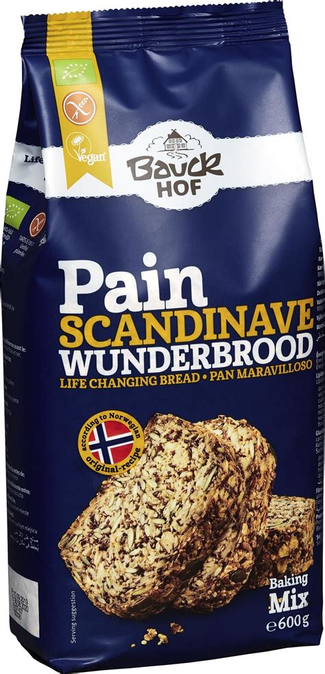 Bauckhof Glutenvrije Wunderbroodmix 600g Glutenvrijemarkt