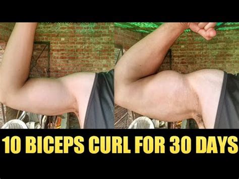 I Did Biceps Curls Everyday For Days Result Bicep