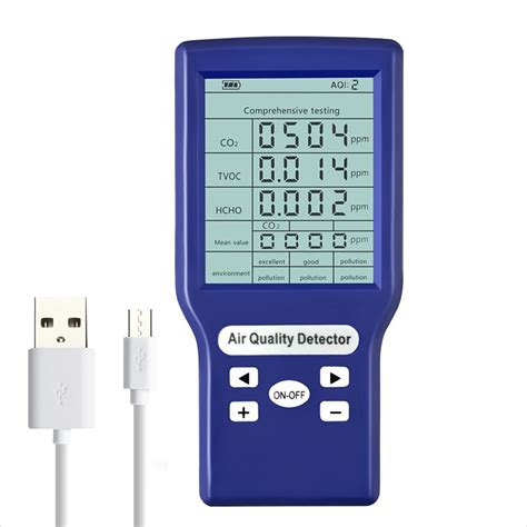 Carbon Dioxide Detector Portable Co2 Meter Detecto Grandado