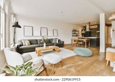 Living Room Couches Chairs Coffee Table Stock Photo 2290619915