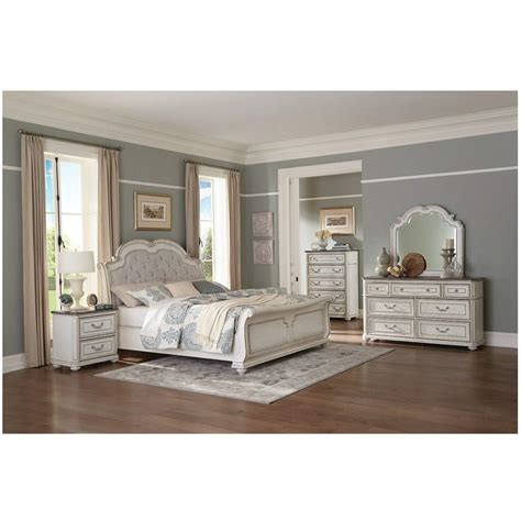 White Antique Bedroom Furniture