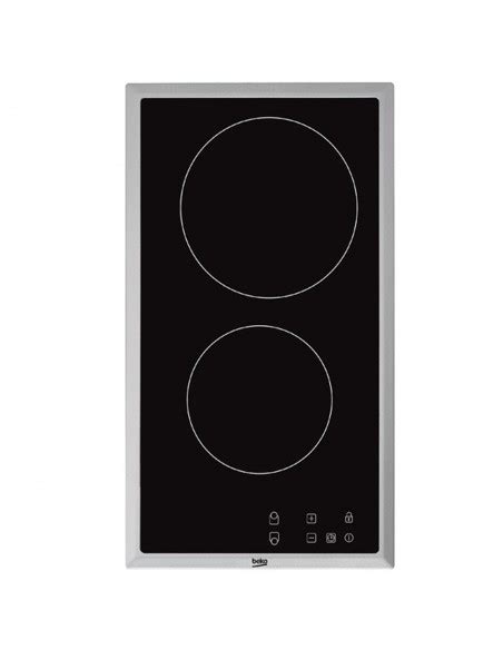 Placa Modular Vitrocer Mica Beko Hdmc Tx Zonas Cm Negro