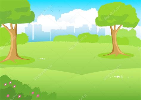 Park Cartoon Background