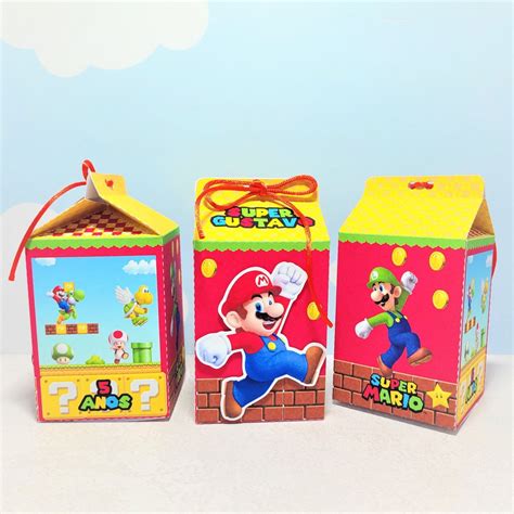 Caixa Milk Super Mario Bros Elo Produtos Especiais