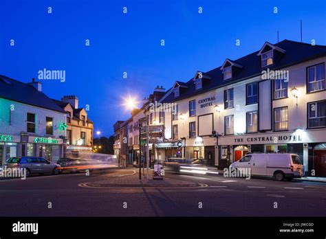 Ireland County Donegal Donegal Town Diamond Square Town View Stock