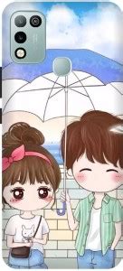ADZIRE Back Cover For Infinix Hot Play X B CUTE COUPLE LOVELY COUPLE GIRL BOY LOVE
