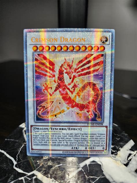 Yugioh 5ds Crimson Dragon Card