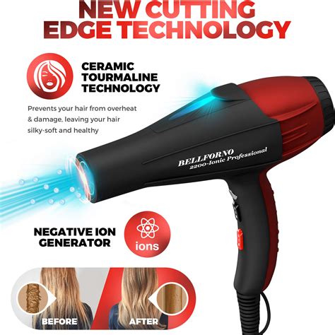 Professional Ionic Salon Hair Dryer Watt Powerful Ac Motor