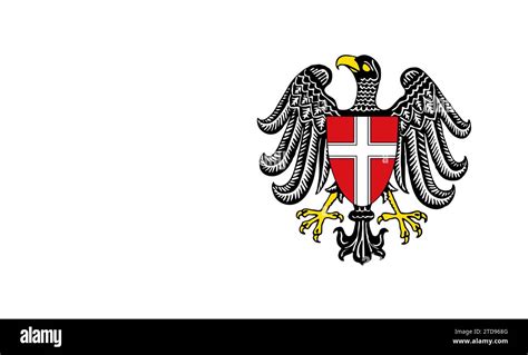 Austria States Vienna Vector Flag Design Template. Vienna Flag for ...