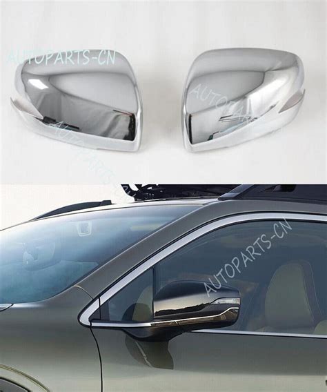 Chrome Car Rearview Side Mirror Cover Trim Emblems For Subaru Outback