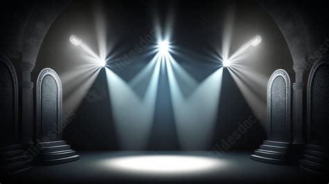 Dim Stage Lighting Powerpoint Background For Free Download Slidesdocs